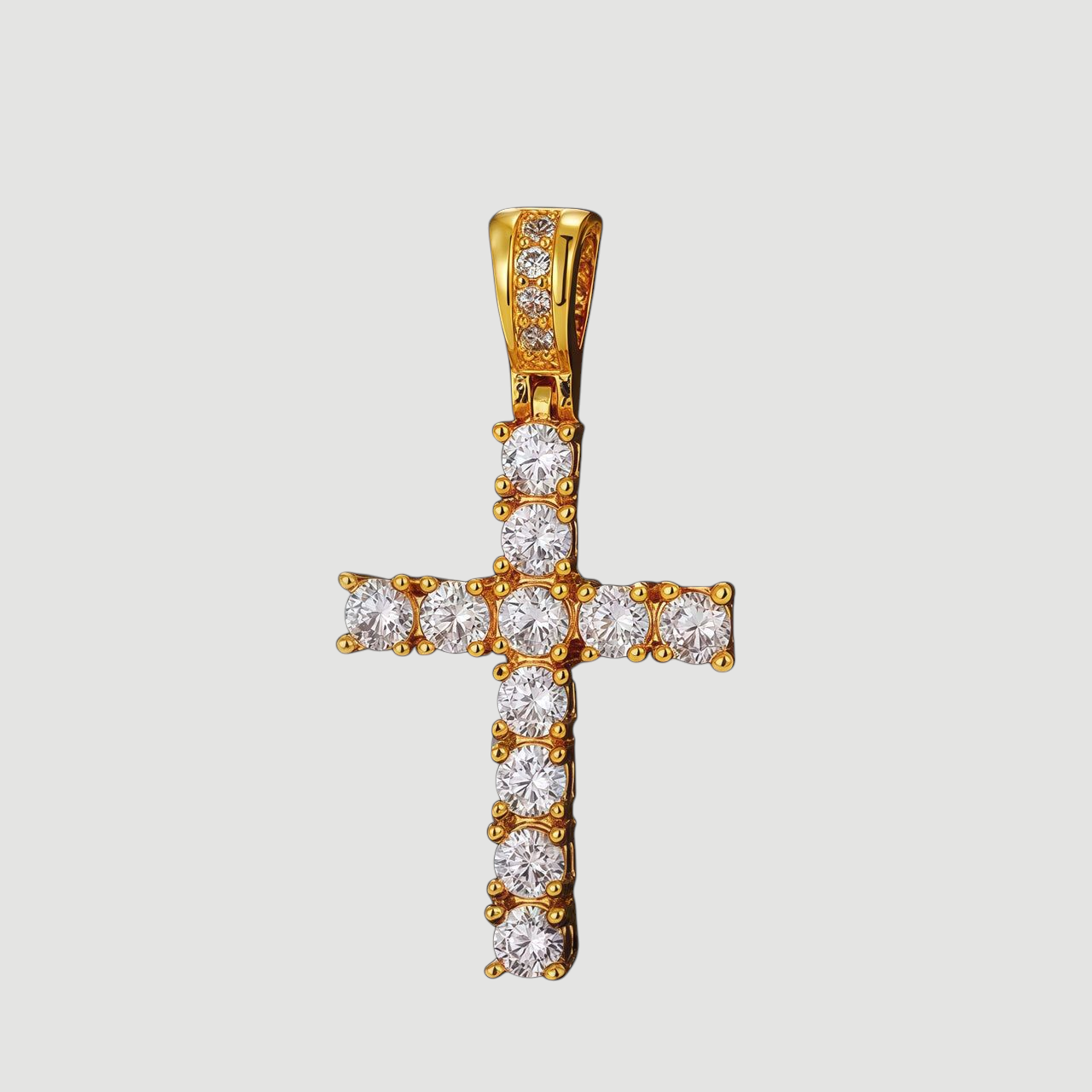 Moissanite Cross Necklace