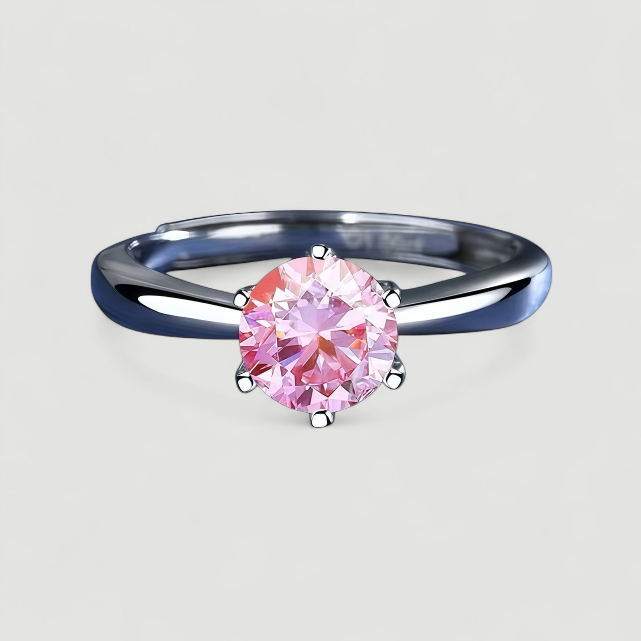 Moissanite Stud Rings